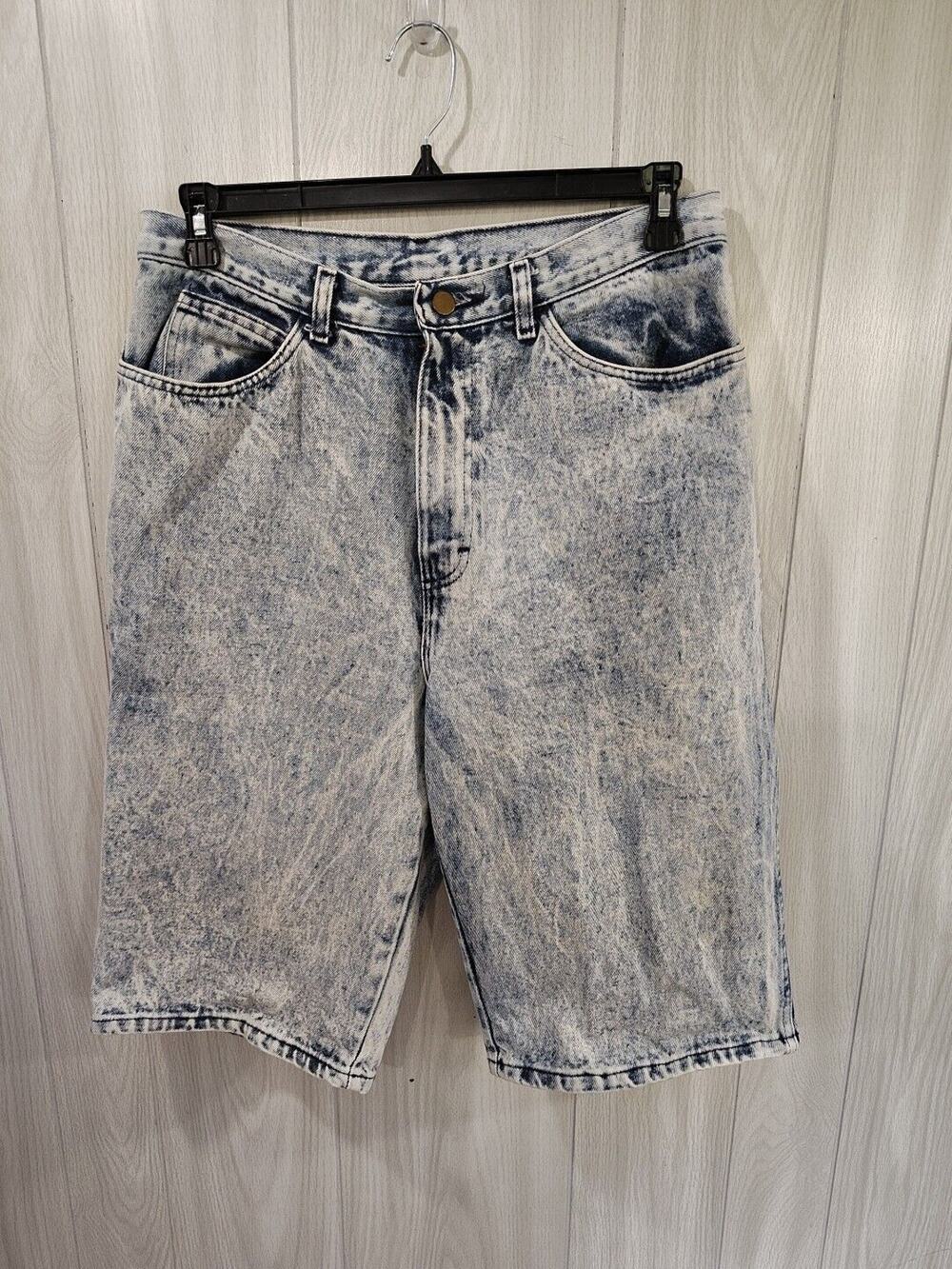 Forelli Shorts Womens Size 14 Denim Vintage Acid Wash Boyfriend Baggy Stylish